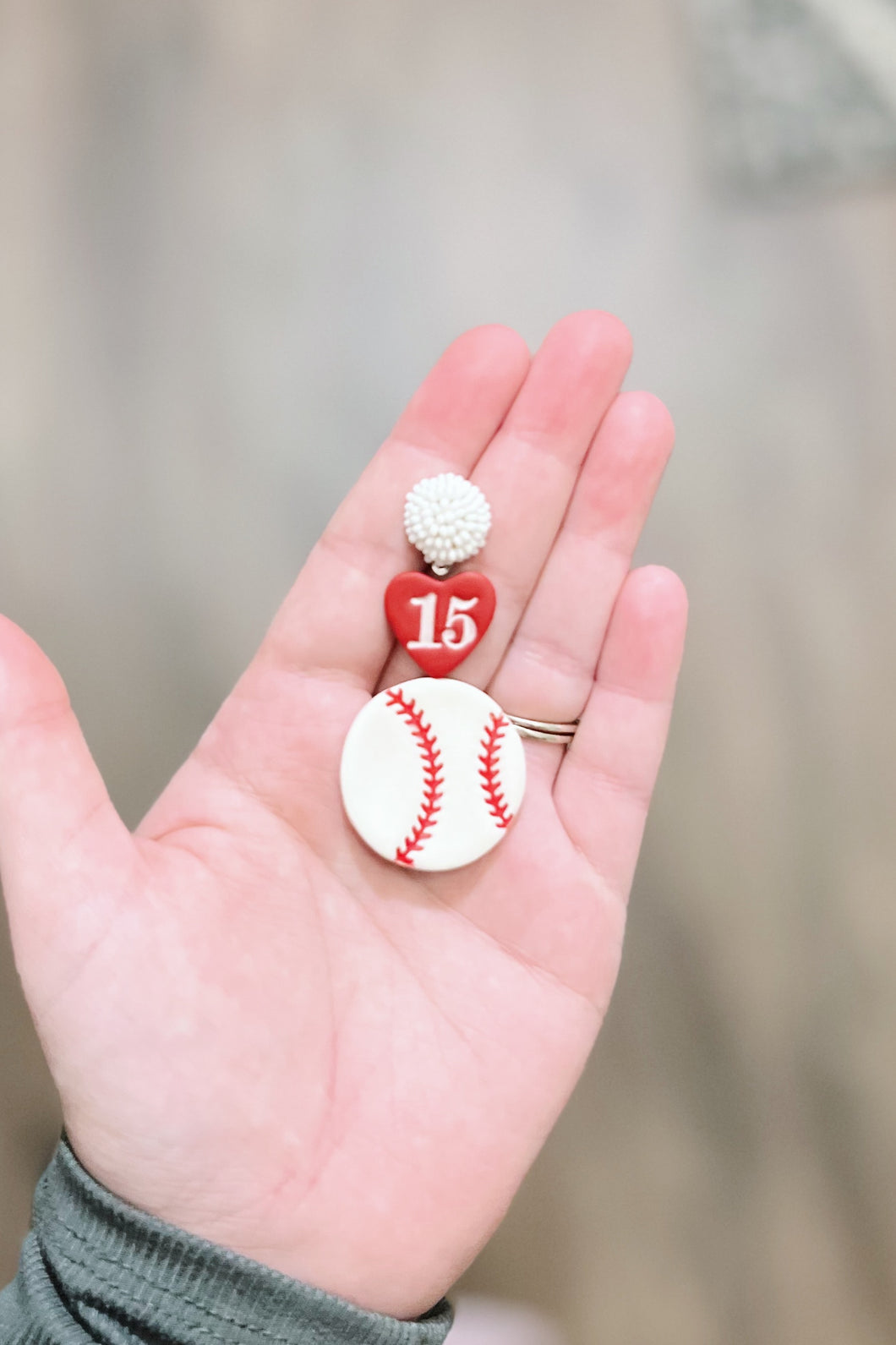 custom baseball dangles