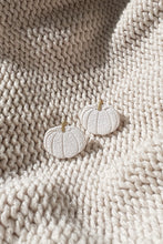 Load image into Gallery viewer, pumpkin studs • gold stem
