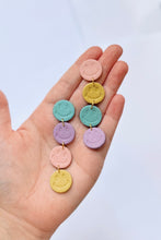 Load image into Gallery viewer, smiley dangles • pastel
