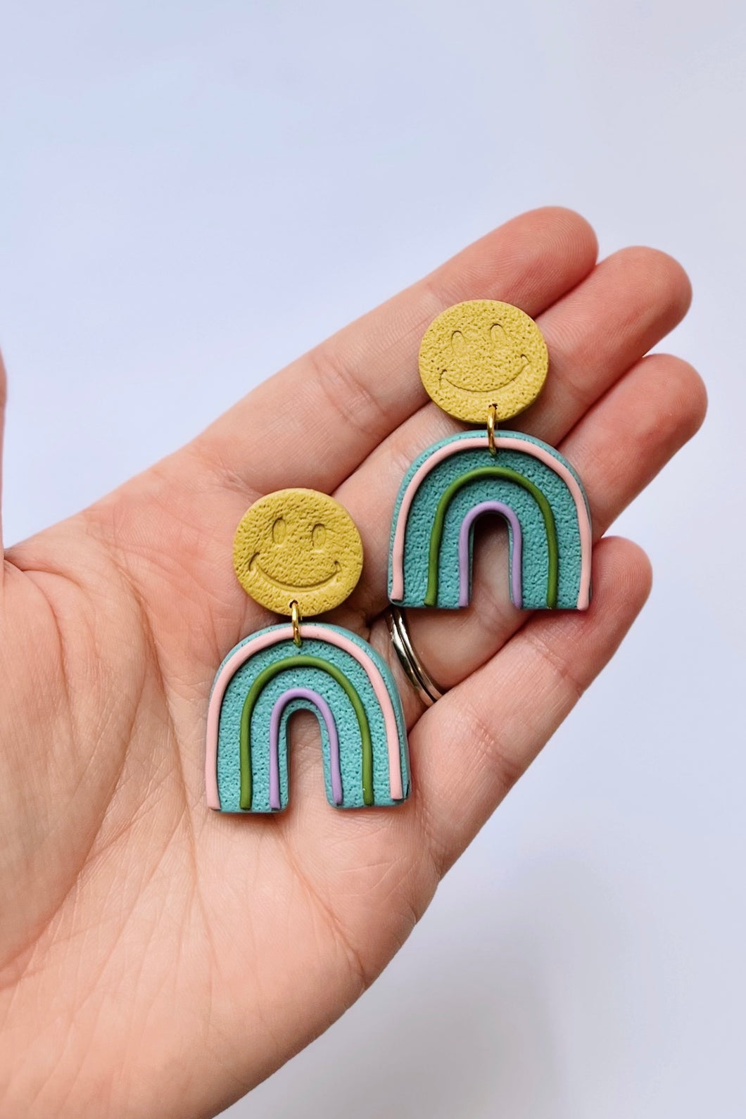 smiley rainbows • pastel