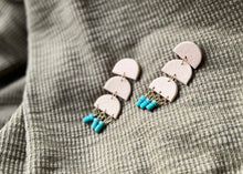 Load image into Gallery viewer, triple arch beaded dangles

