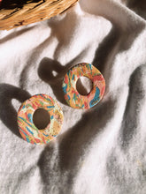 Load image into Gallery viewer, organic donut studs
