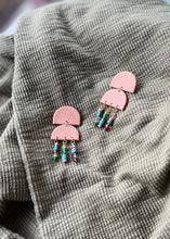 Load image into Gallery viewer, double arch beaded dangles
