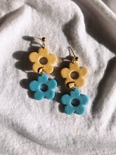 Load image into Gallery viewer, double flower dangles

