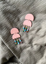 Load image into Gallery viewer, double arch beaded dangles
